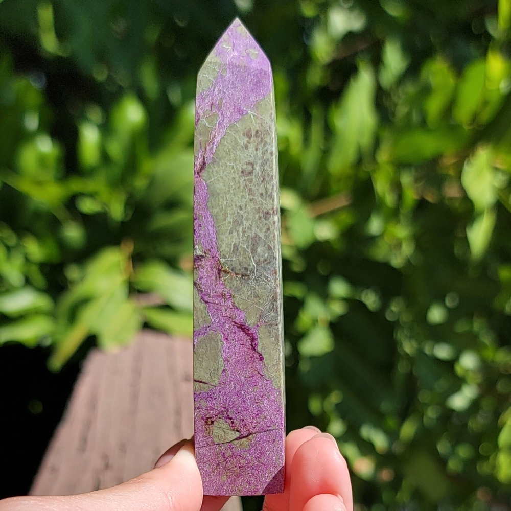 (D) NEW 3.8" VELVET FLASH ATLANTISITE TOWER